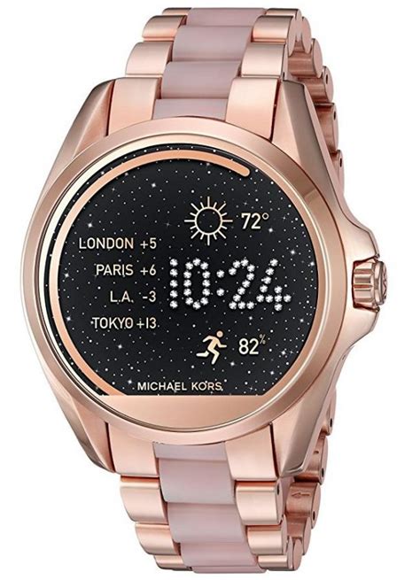 michael kors touch screen watch rose gold|rose gold watch with numbers.